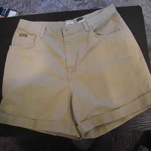 Calvin Klein Women's Vintage 90's Shirts Khaki Denim Cut-Off 13/14